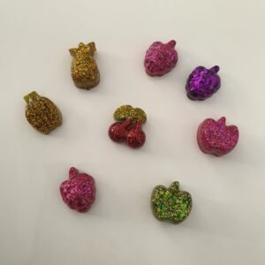 Marcadores de Frutas con Brillitos