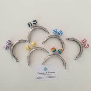 Asas a rayas para monederos