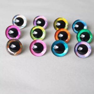 Ojos de colores para amigurumis caprichos de hermanas