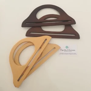 asas de madera para bolsos