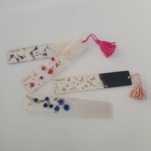 etiquetas de resina hechas a mano