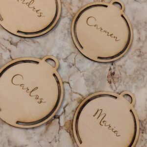 Kit bolas bordadas DIY personalizadas con nombre