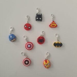Marcadores de punto o crochet de Superhéroes